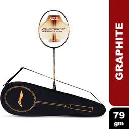 li-ning G-Force 5900 Superlite Black, Gold Strung Badminton Racquet-picture-15