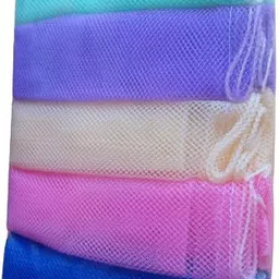 Multipurpose Pul String mesh Vegtable Storage Bag Eco Friendly(Set-10Multicolor) Polyester Fruit & Vegetable Basket-image-58