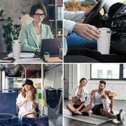 vasant creation Vacuum Insulated Travel Coffee/Tea with Temperature Display Stainless Steel Coffee Mug image 4