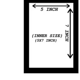 galaxsy MAA SARASWATI GLAMOROUS GOLDEN BORDER (5 inch x 7 inch) Religious Frame image 3