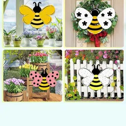 BS AMOR Set Of 4 MDF Wood Art and Craft-image-3