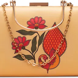 artklim Casual, Formal, Party Orange, Red Clutch-picture-36