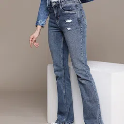 roadster Women Skinny Mid Rise Blue Jeans-picture-15