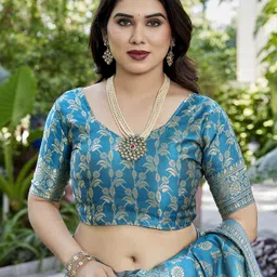 yashika Woven Banarasi Art Silk Saree image 4