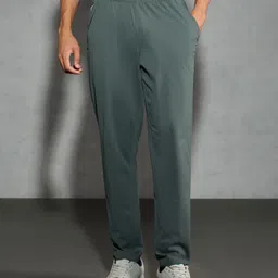 technosport Men Solid Green Track Pants-picture-21
