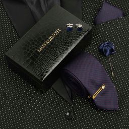 MUTAQINOTI Men Silk Necktie Accessory Gift Set-picture-22
