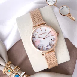 JOKER & WITCH Women Stone Studded Watch Gift Set-picture-41