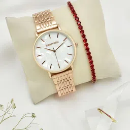 JOKER & WITCH Women Rose Gold-Toned Watch Gift Set-picture-14