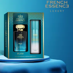 FRENCH ESSENCE Men Set of Bleu Luxury Eau De Parfum - 60ml & Parfum Body Spray - 120ml-picture-44