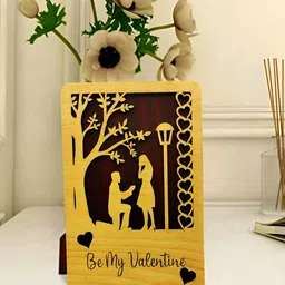 Phirki Studio Beige Self-Designed Wooden Showpiece image 3