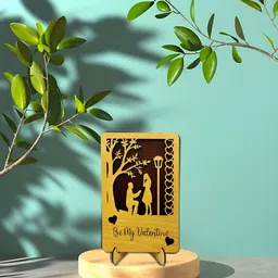 Phirki Studio Beige Self-Designed Wooden Showpiece image 4