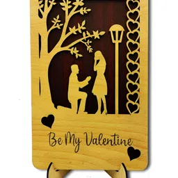 Phirki Studio Beige Self-Designed Wooden Showpiece image 2