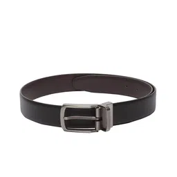 amicraft Men Black Wallet & Belt Vegan Leather Accessory Gift Set image 2