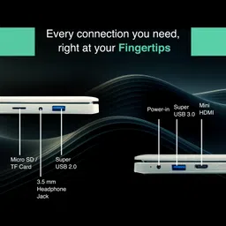 Ultimus APEX BOLD N Intel Pentium Quad Core N4200 - (8 GB/256 GB SSD/Windows 11 Home) NU14U9INC54LS-CS Laptop image 5