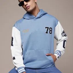 roadster Men Full Sleeve Printed Hooded Sweatshirt-picture-18