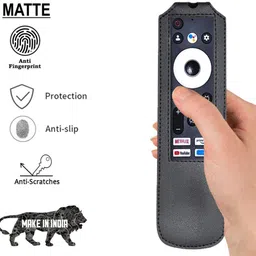 gizmofreaks Pouch for Philips 6100 Series Frameless Full HD / 8100 4K Ultra QLED Google TV Remote Control Cover image 5