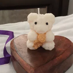 premium aesthetic decor teddy candle Candle-picture-15