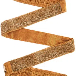 vama Women Casual Gold Fabric Belt-picture-12