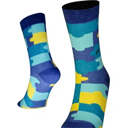 Papa Socks Unisex Pack Of 6 Patterned Calf Length Socks image 2