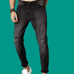 mevan Men Tapered Fit Mid Rise Grey Jeans-picture-28