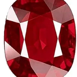 JEMSPRIME 11.25 Ratti 10.25 Crt Natural Burma Ruby Manik Birthstone Original Ruby Stone image 2