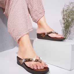 jm looks Women Wedges Sandal image 4