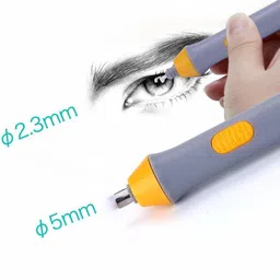 izone Electric Eraser Kit with 22pcs Additional Replaceable Rubbers Cordless Electric Eraser image 2