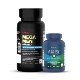 One Daily Multivitamin + Triple Strength Fish Oil - GNC Mega Men-picture-39