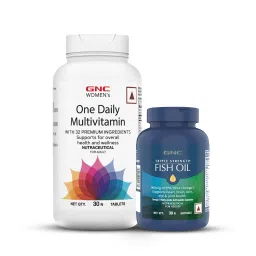 GNC Womens One Daily Multivitamin + Triple Strength Fish Oil - GNC Women's image 2