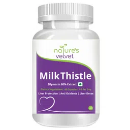 Natures Velvet Milk Thistle Extract,  60 capsules -image-63
