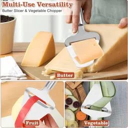 buybeat by buybeat Multi-Functional Handheld Cheeses Slicers Cutter for Hard & Soft Grater & Slicer image 4