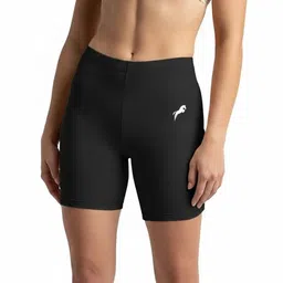 just rider Solid Women Black Tights-picture-21