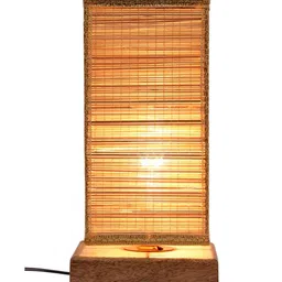 new era Wood Beige Table Lamp image 5