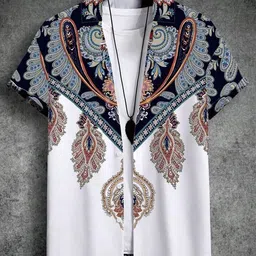 fitoda fashion Men Regular, Super Slim Fit Self Design Ribbed Collar Casual Shirt-picture-15