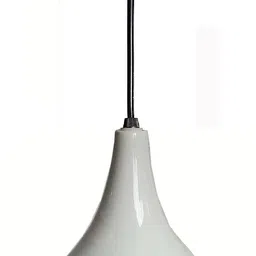 brightlyt White Hanging Lamp for Bedroom, Kitchen, Balcony & Café ( Pack of 3) Pendants Ceiling Lamp image 4