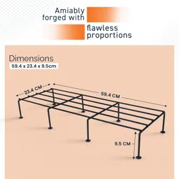 bonkaso Premium Rectangular Anti-Rust Plant Stand For Indoor, Outdoor and Balcony Use Plant Container Set image 3
