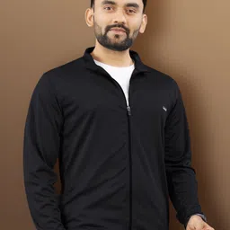 vebnor Men Solid Sports Jacket image 4