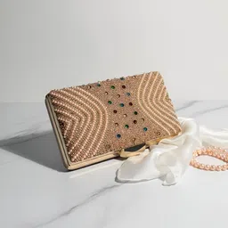 hunar Party Gold Clutch-picture-14