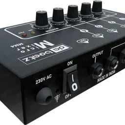 da.beatz. 4-Channel MM4 Audio interface Professional Analog Sound Mixer For Parties & Club Audio Interface image 3