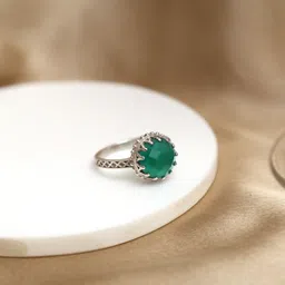 mayracreationss RING Sterling Silver Onyx Ring image 5