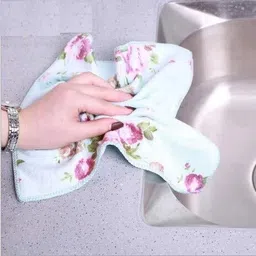 connectwide Microfiber 150 GSM Hand, Face Towel Set image 4