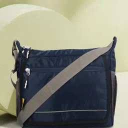 Blue Men Sling Bag - Extra Large Cross Body Mens Sling Bag-image-27