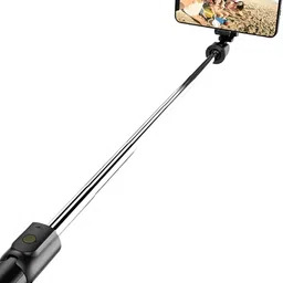 BASS BLING Portable Selfie Stick with Tripod | Bluetooth Remote | Compatible with Most Smartphones | Ideal for Selfies, Makeup, Vlogging and Portrait Shots Bluetooth Selfie Stick-image-11