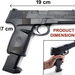 harisha Mouser Pistol Toy Shooting Gun With Plastic Bullets For Kids Age 12+ Years Darts & Plastic Bullets image 2