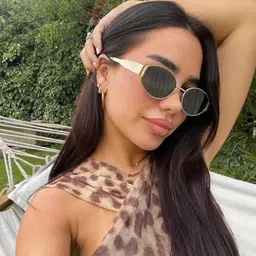 gansta Gradient, UV Protection Oval Sunglasses (Free Size) image 5