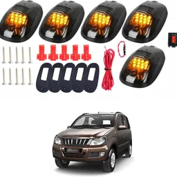 prtek 5 pcs Smoked Lens Amber/Yellow/Orange Top Marker Running Lights For Stonic Car Flashlight Holder-picture-17