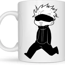 replix Anime Printed Coffee Jujutsu Kaisen Gojo Ceramic Cup for Girls Boys Brother Ceramic Coffee Mug-picture-10