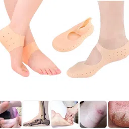dj finder Anti Crack Dry Hard Cracked Heels Repair Socks Foot Care Ankle Support-picture-43
