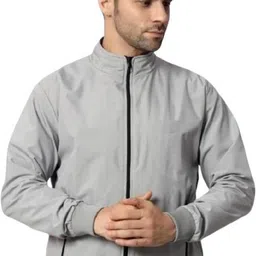 KOMAL ENTERPRISES Solid Men Wind Cheater image 1