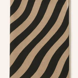 elegant stylish Georgette, Chiffon Animal Print, Floral Print Brown, Black Women Dupatta image 4